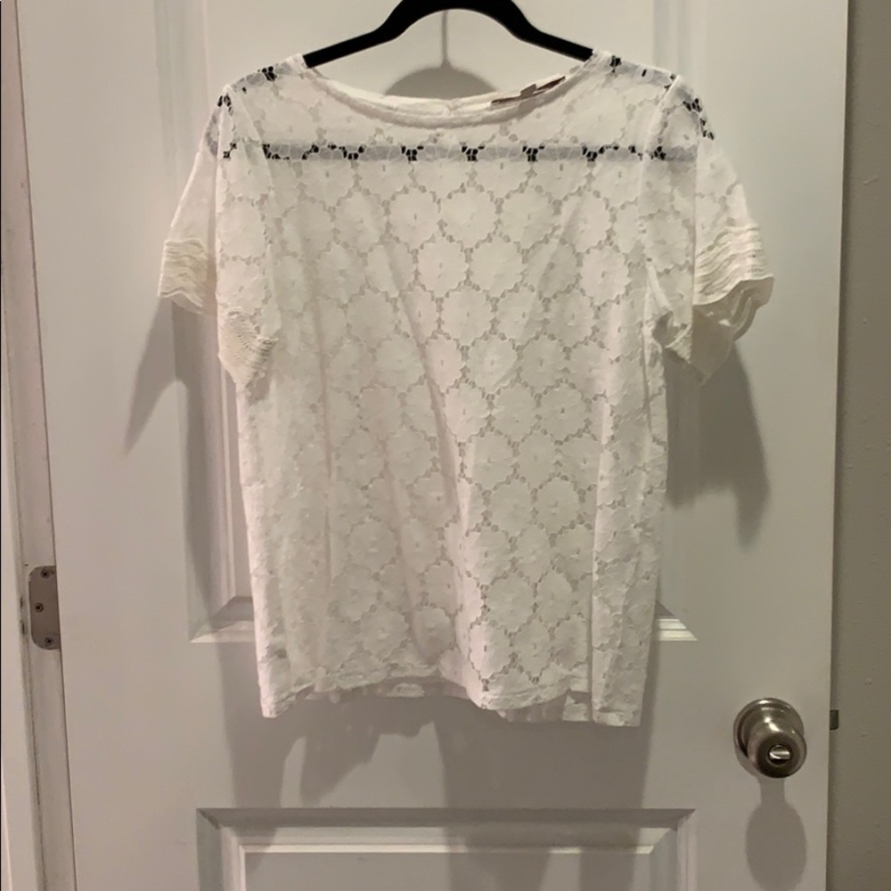 White lace Tshirt
